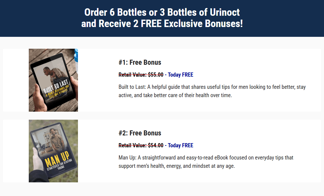 Urinoct Bonus